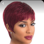 Burgundy Skull Cap - 100% Human Hair