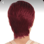 Burgundy Skull Cap - 100% Human Hair - Image 2