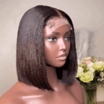 12" Luxury Bob Wig with 5x5 Closure - Image 2
