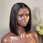 12" Luxury Bob Wig with 5x5 Closure
