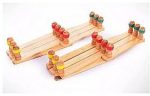 Foldable Wooden Wig Hanger - Image 5