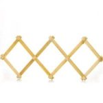 Foldable Wooden Wig Hanger - Image 3