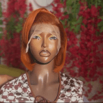 Orange Color Tiwa Wig