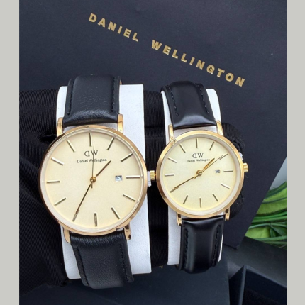 Daniel Wellington Classic Set - Gold / Black Leather (Gold Dial)