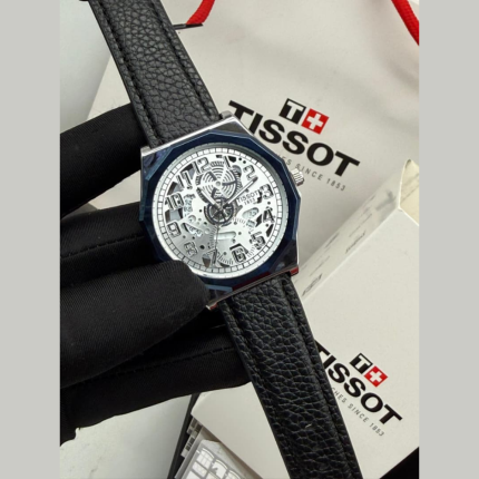 Tissot T-Race Skeleton - Silver Case / Black Leather