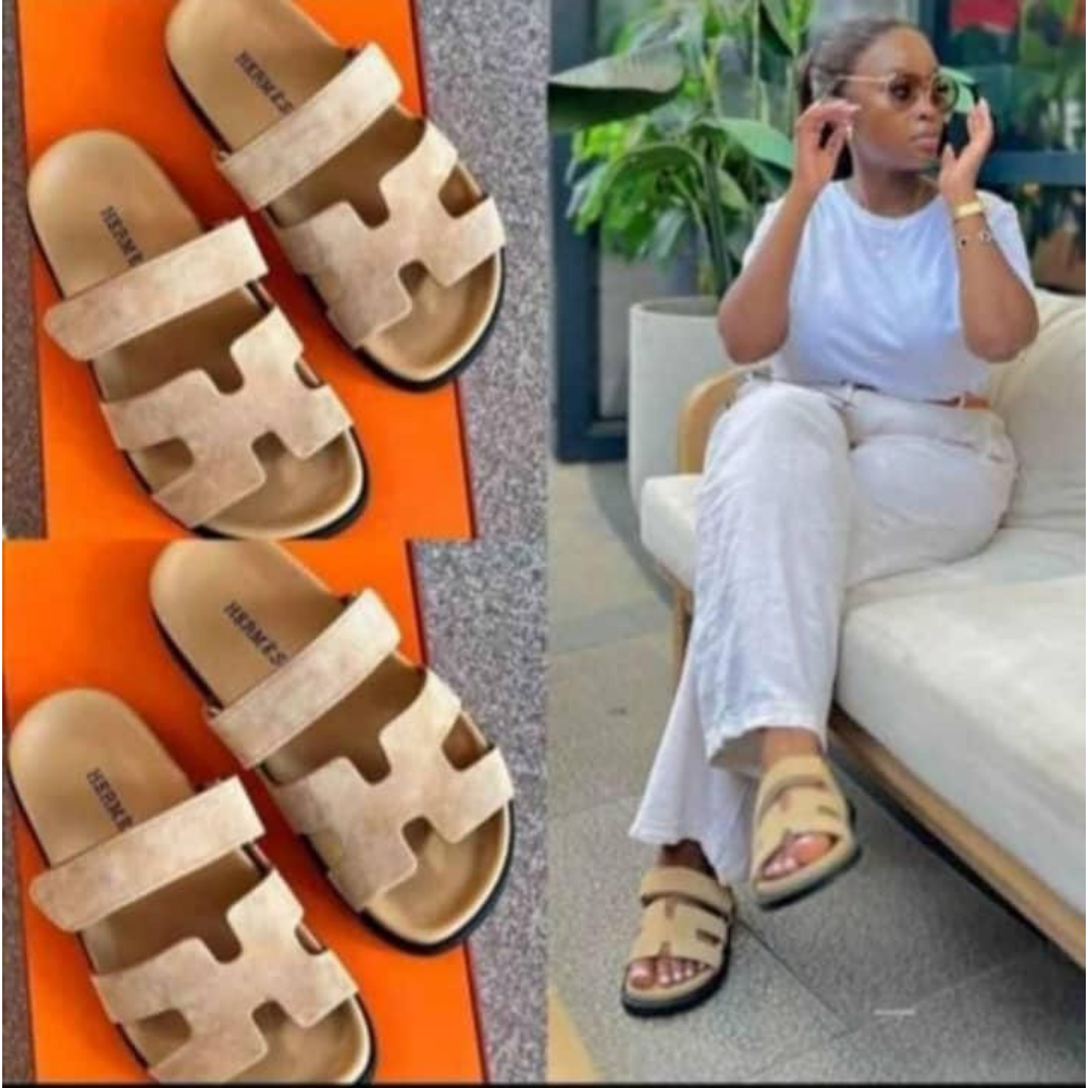 Shoes 15 Hermes Oran Sandals - Tan - Image 1